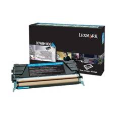 Lasertoner Lexmark X748 blå X748H3CG