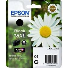 Blækpatron Epson sort 18XL 470 s. v/5% dækning T1811