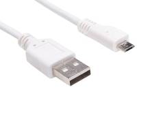 kabel Sandberg USB- MicroUSB Android phone - 1 m hvid