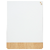 Glass board 90 x 120 cm, White matt