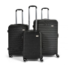 Kuffert RW 24" sort hardcase  trolley med 4 hjul