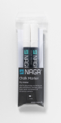 Naga marker hvid Ø 10mm/2 stk. t/glastavler 2mm