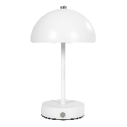 Bordlampe LED trådløs hvid