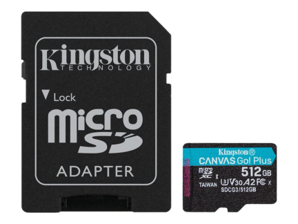 KINGSTON 512GB microSDXC Canvas Go Plus