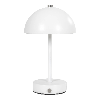 Bordlampe LED trådløs hvid