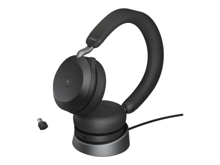 Headset JABRA Evolve2 75 duo med ladestand